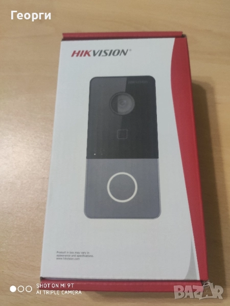 Видео домофон Hikvision DS-KV6113-WPE1, снимка 1