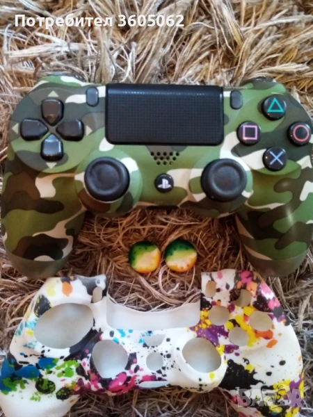  Ps4 контролер +протектор , снимка 1