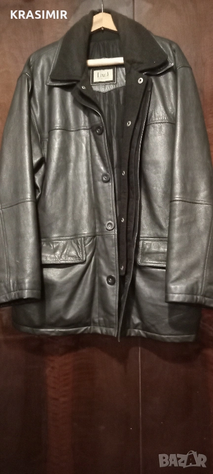 Кожено Манто "Line A" XXXXL, снимка 1
