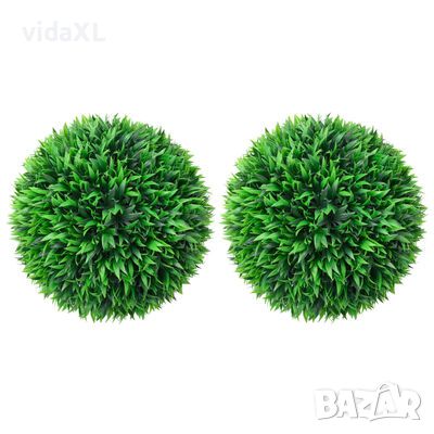 vidaXL Изкуствени топки чемшир, 2 бр, 38 см*SKU:315474, снимка 1