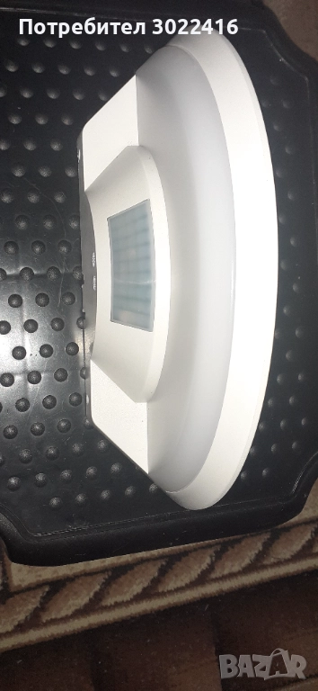 LED аплик със сензор за движение LUNAR LED ∙ 10W ∙ SR12 ∙ IP54, снимка 1