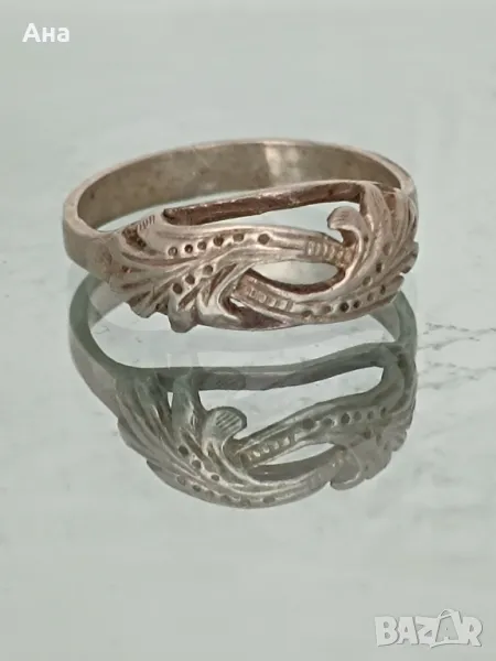 Красив сребърен пръстен , снимка 1
