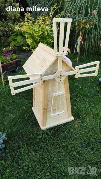 Дървена Мелница за вашата градина!!, снимка 1