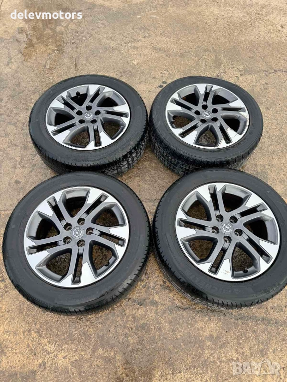 5x108 7Jx17 ET46, алуминиеви джанти, 65.1 централен отвор от Opel Zafira Life 2.0 CDTi 177 кс. , снимка 1