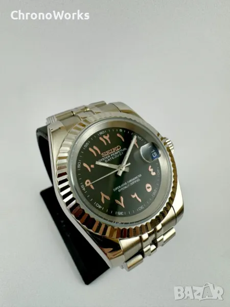 Часовник Seiko Datejust Mod Arabic Dial 39мм, снимка 1