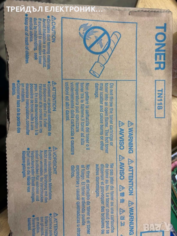 Тонер шпула KONICA MINOLTA - TN118, снимка 1