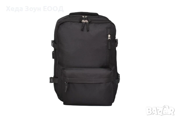 Раница за ръчен багаж 40х30х20см с USB порт – с отделение за обувки, снимка 1