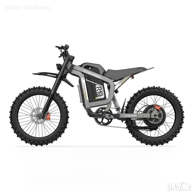 COSWHEEL R19 – Електрически офроуд велосипед 6000W | 72V 40AН, снимка 1