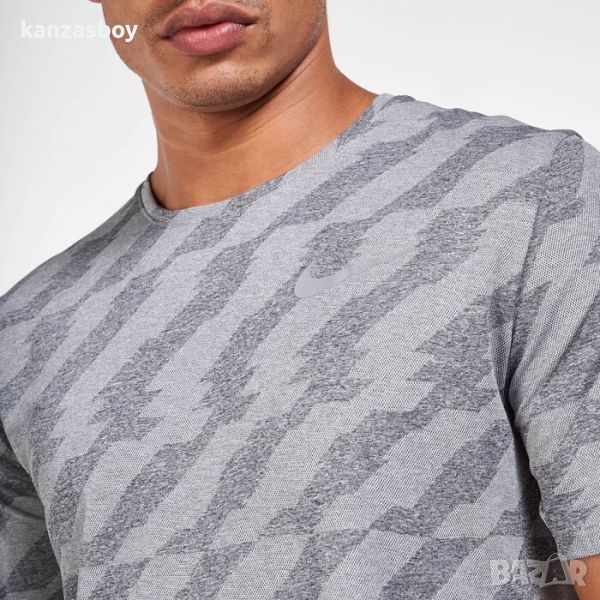 NIKE JACQUARD MILER T-SHIRT GREY - страхотна мъжка тениска , снимка 1