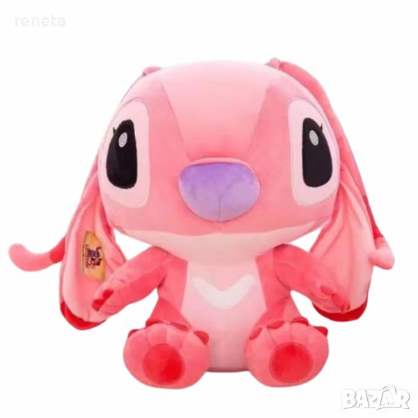 Играчкa Stitch, Стич Плюшен, 40х37 см., Розов, снимка 1