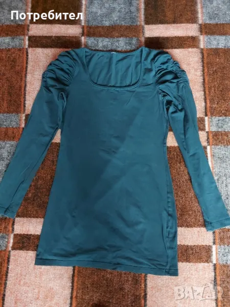 Нова дамска блуза с дълъг ръкав M-L, снимка 1