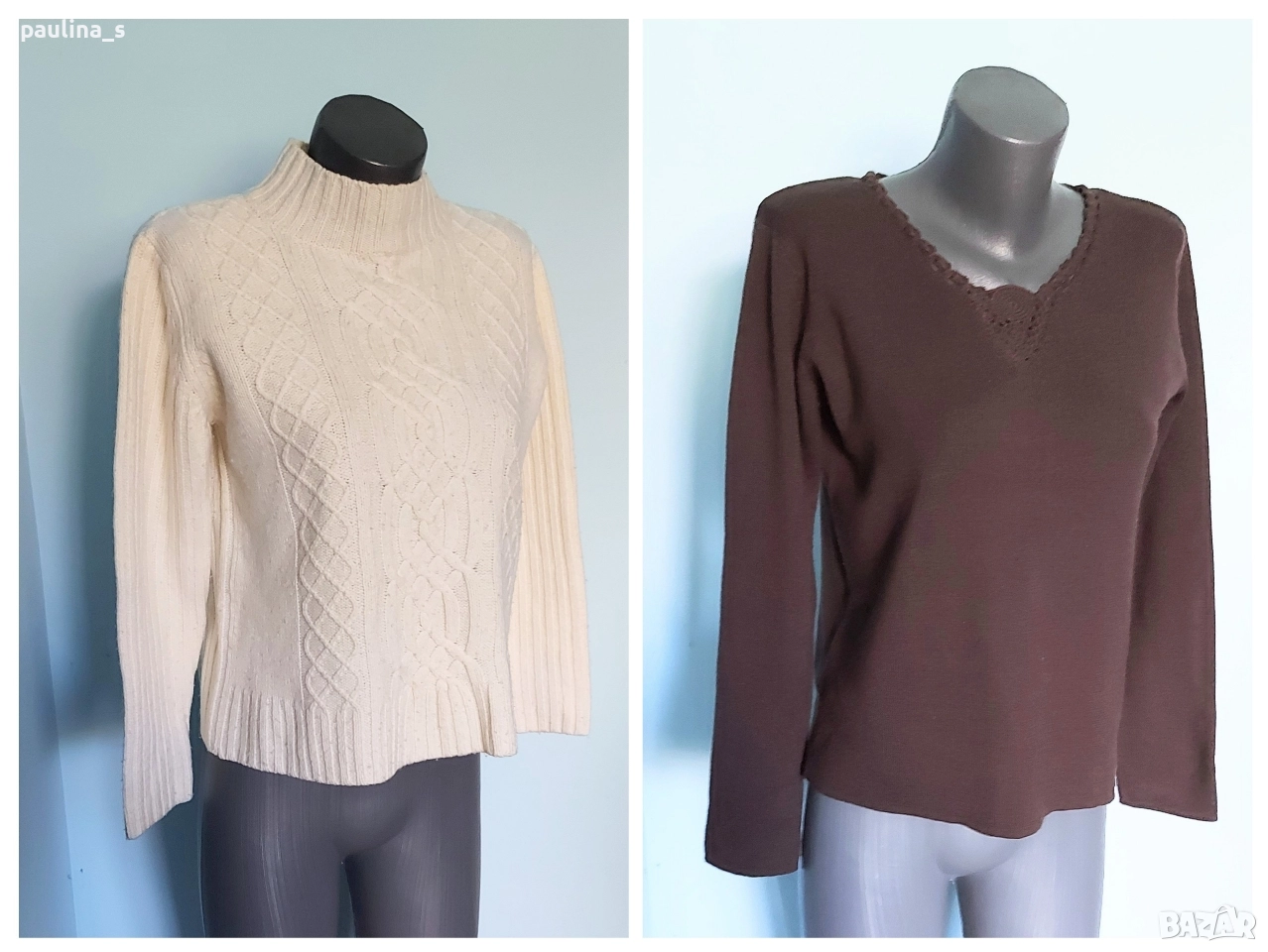 Два различни броя / Вълнен пуловер "Bon'a parte" и "Biaggini" , снимка 1