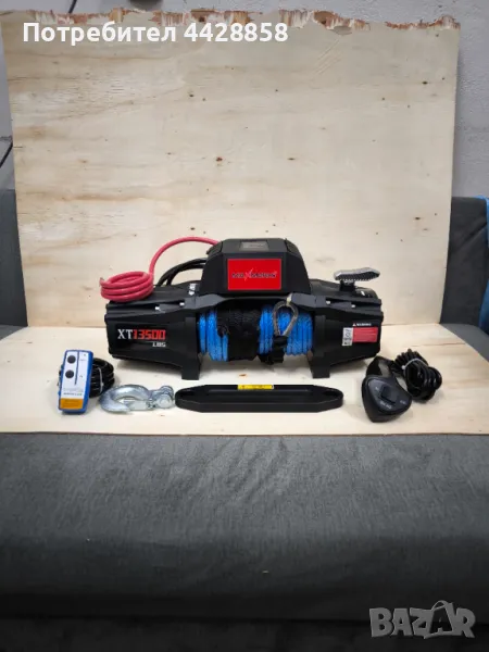 Електрическа лебедка Maxmotors XT Synthetic 13 500 LB - 6136 KG, снимка 1