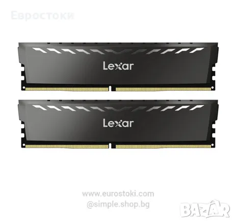 Памет Lexar THOR DDR4 RAM 16GB Kit (8GB x 2) 3200 MHz, DRAM 288-Pin UDIMM Desktop Memory, CL16-18-18, снимка 1