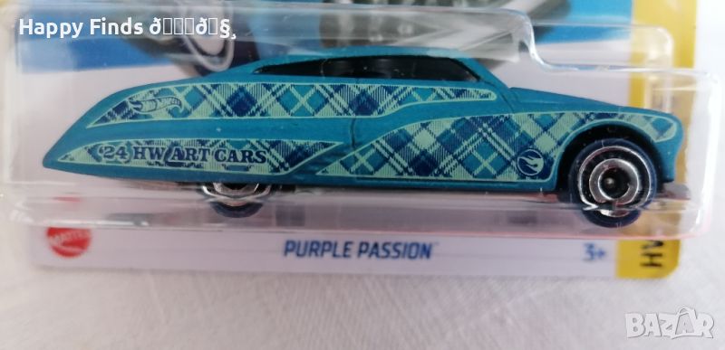 💕🧸 Hot Wheels  24  Purple Passion HW Art Cars  TH, снимка 1