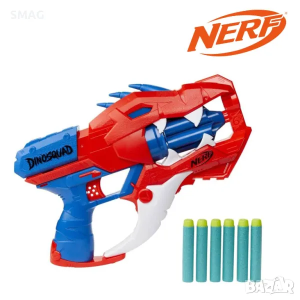 Бластер с мишена и стрели Nerf DinoSquad Raptor-Slash - Hasbro S_1213846, снимка 1