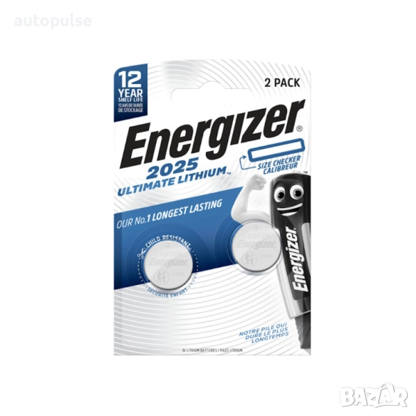 Батерии Energizer Ultimate Lithium CR2025 2 бр., снимка 1