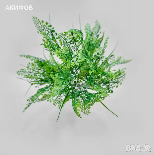 Изкуствена зелена аранжировка – Естествена свежест без поддръжка, снимка 1