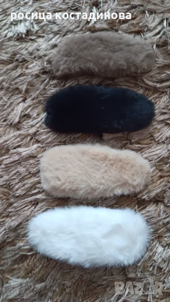 Дамски плюшени фиби за коса, снимка 1