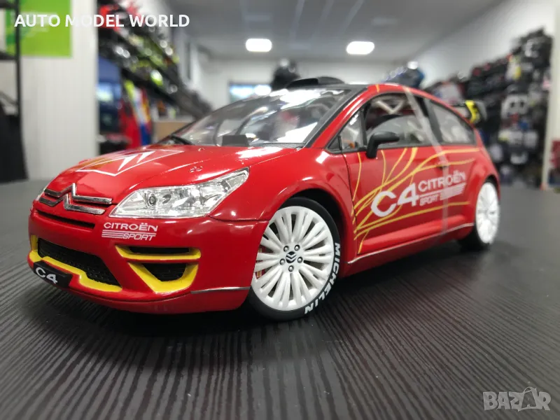 Рядък модел метална колекционерска количка SOLIDO CITROEN C4 WRC 1:18, снимка 1