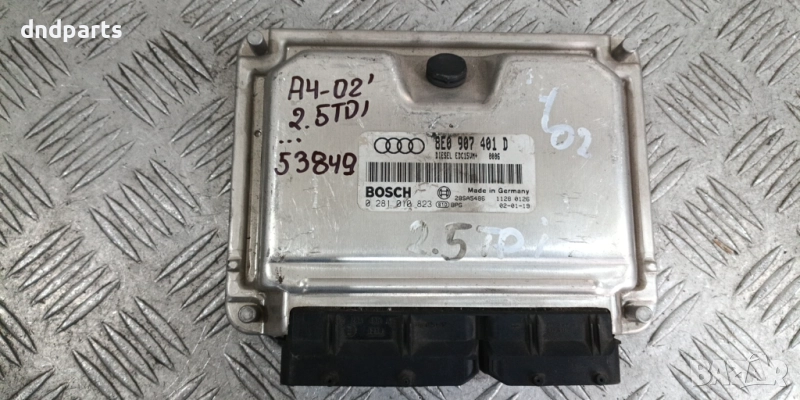 Компютър Audi A4 2.5TDI 2002г. 8E0907401D 0281010823	, снимка 1