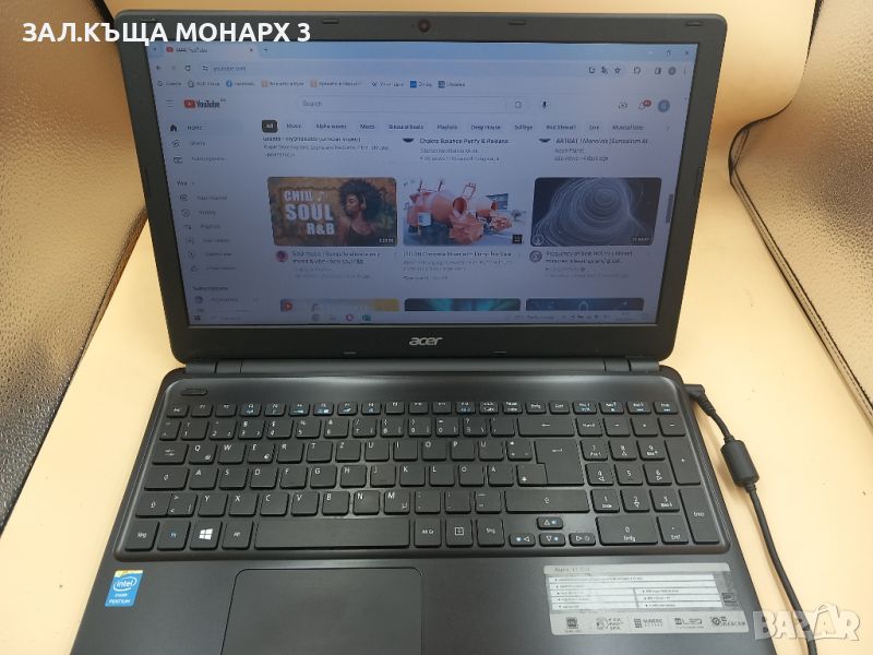 Лаптоп Acer E1-510-35204G50Mnkk с процесор Intel® Pentium® Quad-Core™ N3520 2.16GHz, 4GB, 500GB, Int, снимка 1