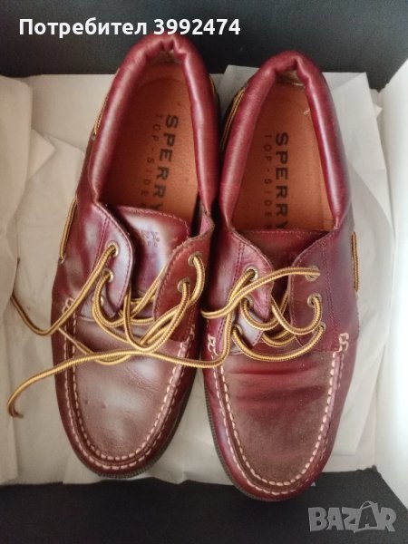 Мъжки кожени обувки, 41 , SPERRY , снимка 1