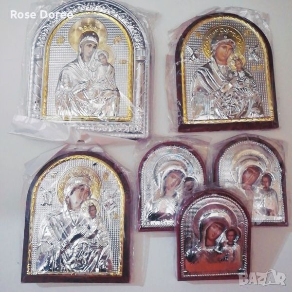 Красиви Православни Икони с поставка за маса икона , снимка 1
