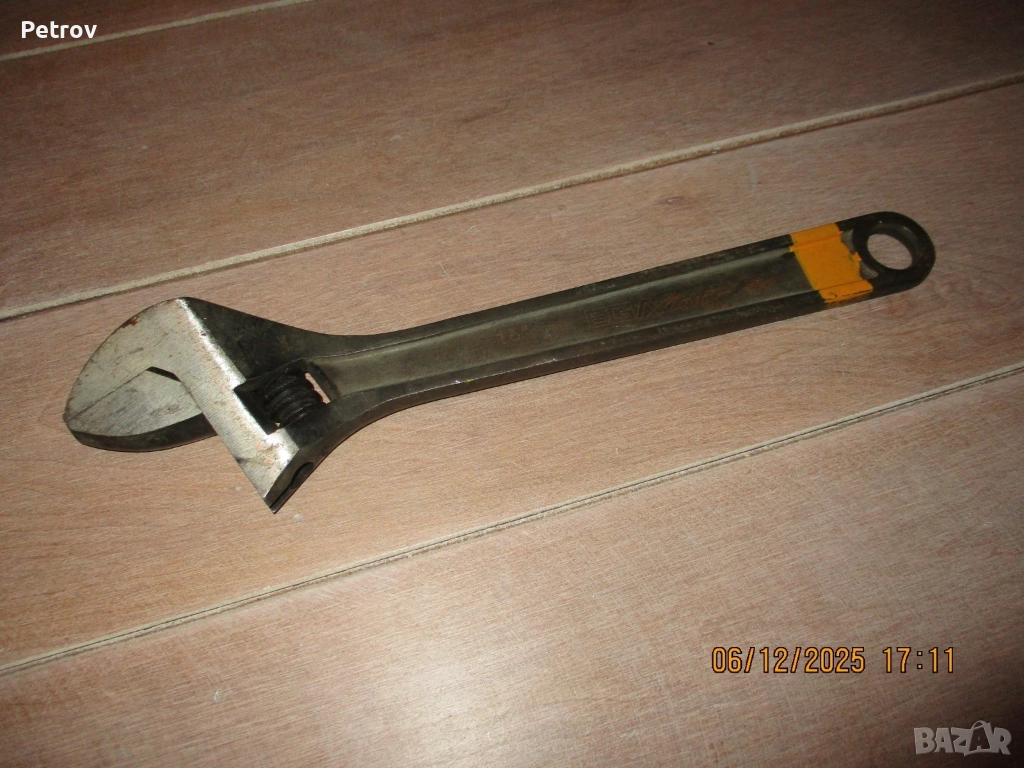 Irega EGA Master 60554 - MADE IN SPAIN - 15" / 375 mm ПРОФЕСИОНАЛЕН Раздвижен Гаечен Ключ 0 - 45 mm!, снимка 1