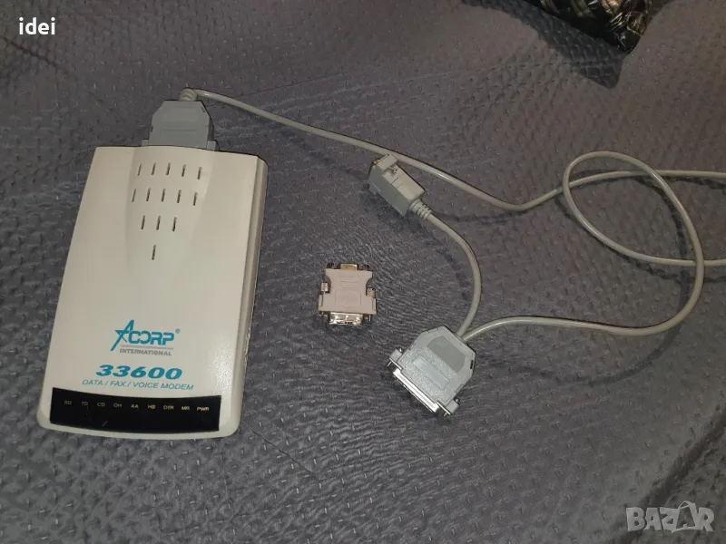 МОДЕМ ACORP 56000 bps Acorp External Voice / Fax / Modem МОДЕМИ Акорп, снимка 1