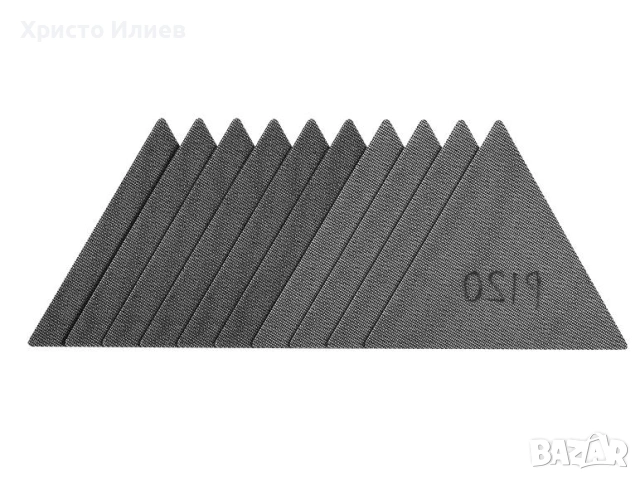 Шлифовъчни решетки шкурки Триъгълни Parkside за стени и тавани