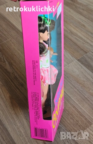 Ретро кукла Барби 1990, Barbie Courtney Babysitter #9434, снимка 11 - Кукли - 53972204