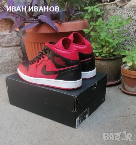 Air Jordan 1 Reverse Bred, снимка 2 - Маратонки - 47048016