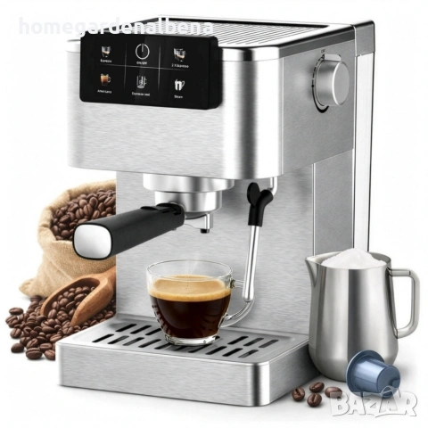 Професионална еспресо машина 20 бара с PID и Thermoblock – 5 в 1 , снимка 8 - Кафемашини - 54132053
