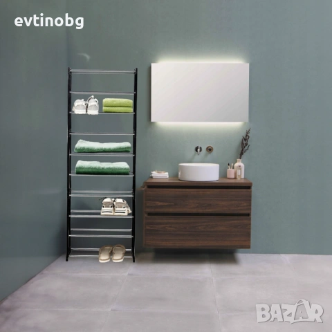 Метален органайзер за обувки XXL, 10 нива, за 30 чифта, снимка 3 - Други - 53808530