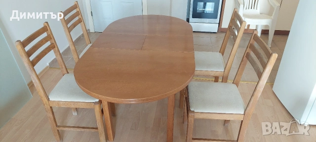 кухненска маса и 4бр.столове , снимка 2 - Маси - 54213232