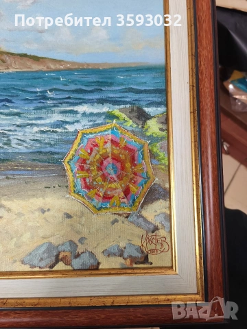 Масло върху платно Юлиан Кръстев , снимка 6 - Картини - 53390125