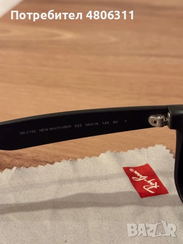 Ray Ban new wayfarer слънчеви очила, снимка 6 - Слънчеви и диоптрични очила - 54295902