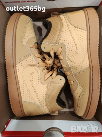 Nike - Court Borough Mid Winter №37.5,№38,№39 Оригинал Код 654, снимка 2 - Детски маратонки - 51773561