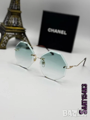 очила с черен обикновен калъф и ув защита chanel , снимка 14 - Слънчеви и диоптрични очила - 51386547