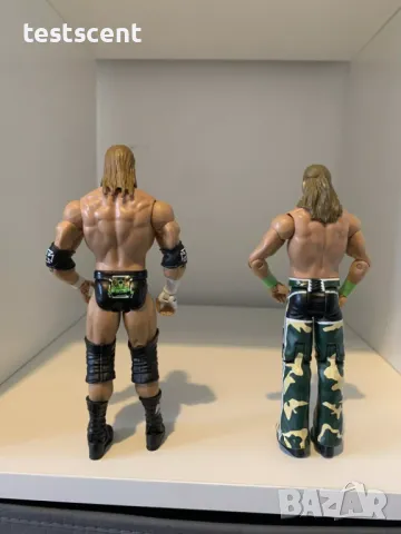 Екшън фигура WWE Triple H Трите Хикса DX Army Mattel Basic Series Wrestlemania играчка фигура figure, снимка 15 - Други - 49512978