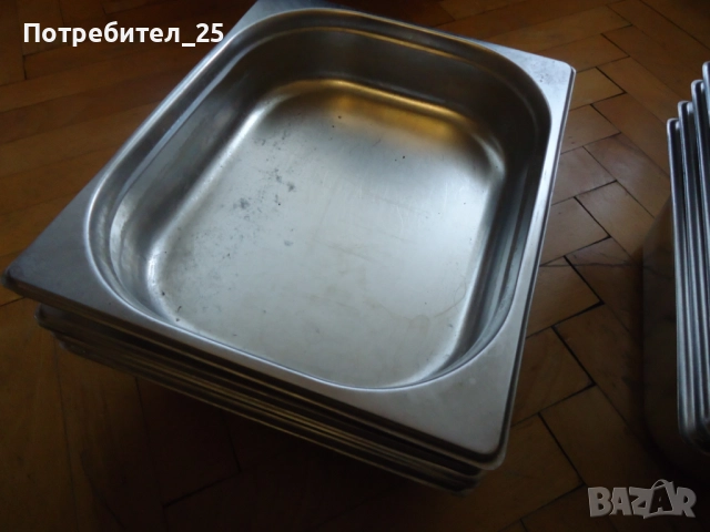 Неръждаеми тави за топла витрина, снимка 2 - Друго търговско оборудване - 52946189