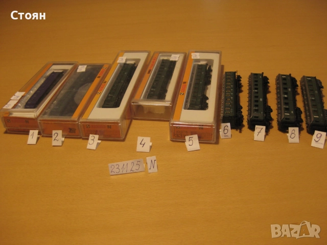 Вагони АРНОЛД (западна Германия) мащаб 1:160 N