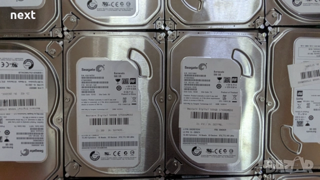 500GB HDD 3.5" хард диск за настолен компютър + Гаранция, снимка 2 - Твърди дискове - 52167060