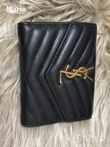 YSL Ivsen Loran - дамски портфейл с много отделения , снимка 2 - Портфейли, портмонета - 53981720