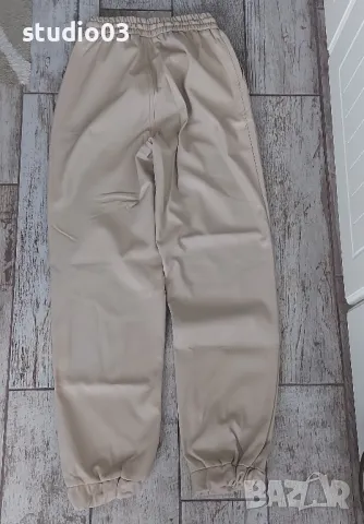 Дамски спортен панталон еко кожа CROPP , снимка 2 - Панталони - 50391919