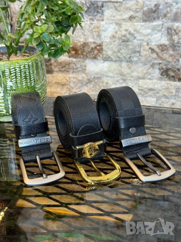 колани от естествена кожа в кутия louis vuitton balenciaga, снимка 16 - Колани - 50776390