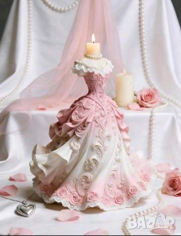 Молд сватбена, абитуриентска рокля , снимка 6 - Форми - 53795596