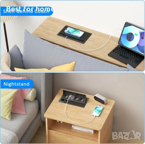 Прибиращ се разклонител с USB C PD 20 W, 3-полюсен контакт, снимка 4 - Суичове - 54030821