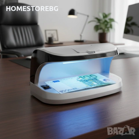 Детектор за фалшиви банкноти – преносим UV детектор с магнитен сензор и вградена батерия, снимка 4 - Друга електроника - 53074710